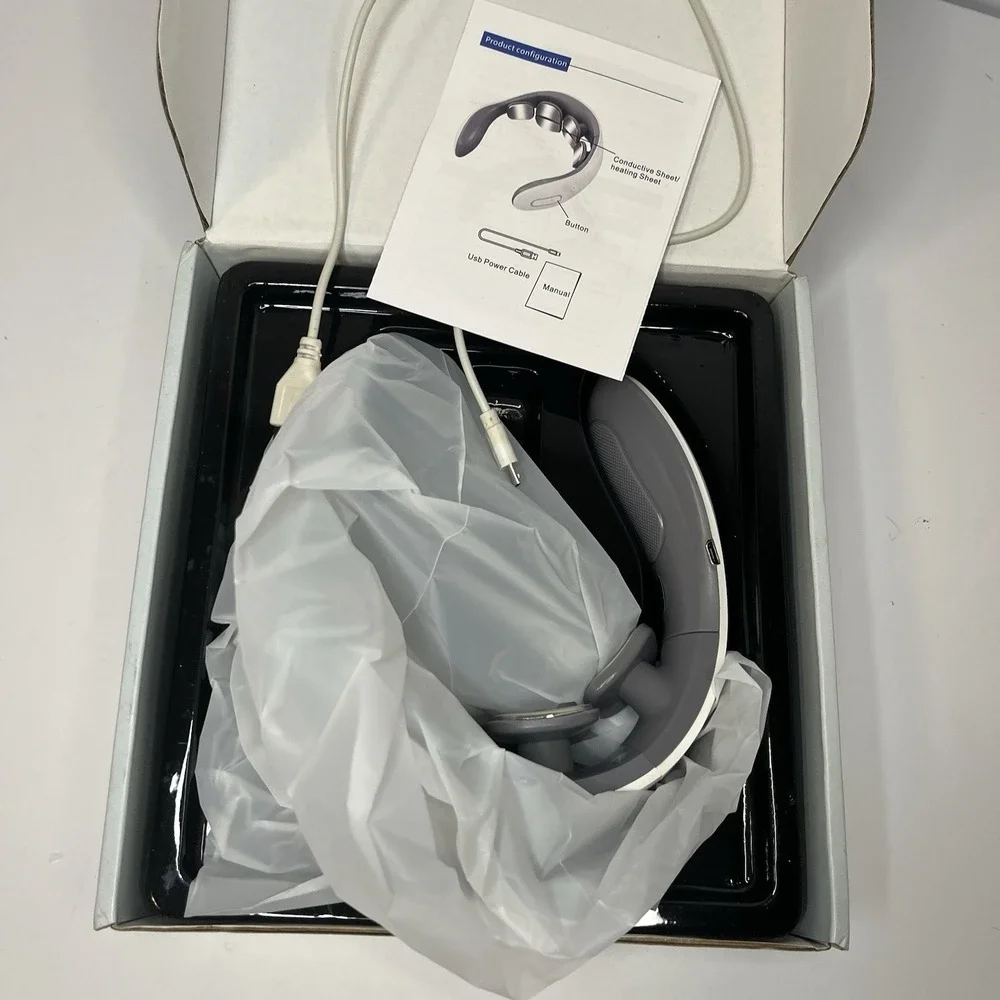 JT-66 Smart Neck Massager with Heat (6-Head Upgrade)